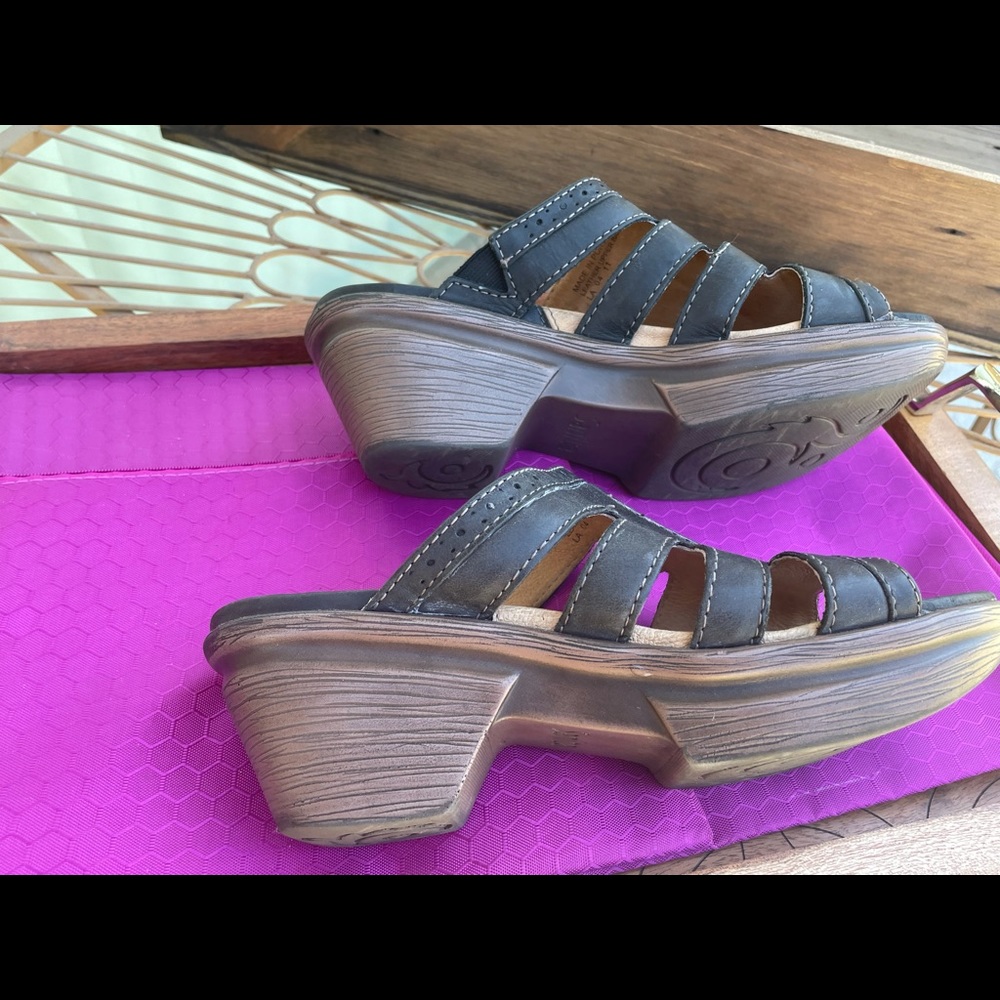 Sanita 9/EU39 leather Sandals made in Portugal - Picture 14 of 17